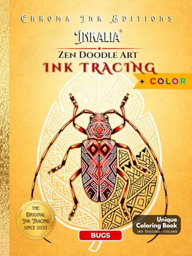Inky doodle day bold and easy le cadeau idéal pour fans d'insectes