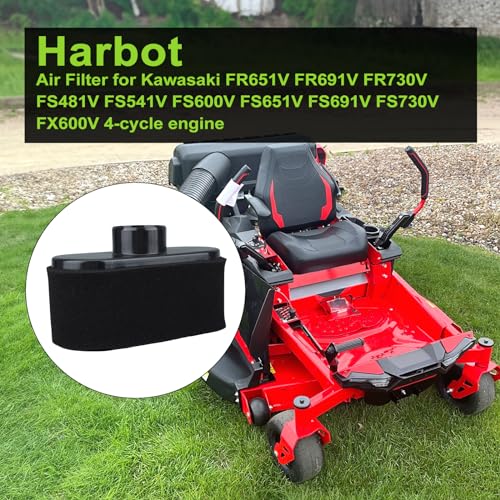 Harbot FR691V FR730V Tune Up Kit Oil Change Kit for Kawasaki FR651V FR730V FS481V FS541V FS600V FS651V FS691V FS730V Engine Replace 11013-7049 11013-0752 11013-7047 Air Filter 49065-7007 Oil Filter - Thumbnail 2