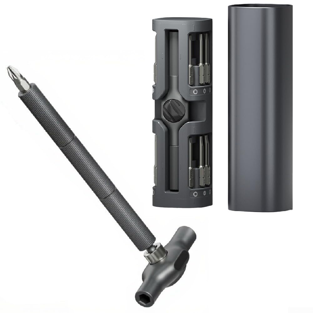Set di cacciaviti a cricchetto a 72 denti, kit di chiavi magnetiche multifunzione 29 in 1 con custodia pop-up, strumento di riparazione di precisione in acciaio legato per elettronica, auto