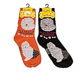 Foozys Unisex Crew Socks | Canine/Dog Collection | Old English Sheepdog