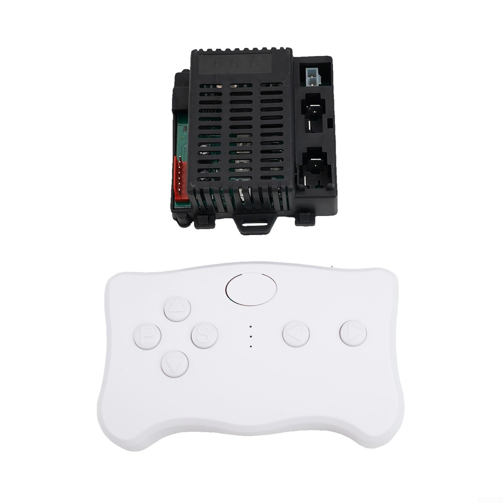 2.4G Remote Control and Receiver Kit Compatible with RX7 RX16 RX18 RX19 RX23 RX37 6V 12V 24V for Children's Electric Ride On Toy Cars, Replacement Controller Box(RX18 A 12V Full set)