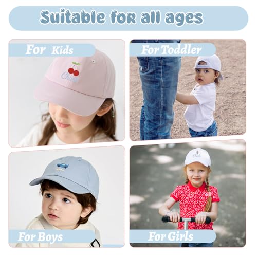 Image of Personalized Baby Infant Baseball Cap Custom Boys Girls Embroidered Sun Hat Custom Trucker Hats for Toddler Kids