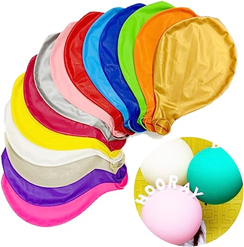 15 Stück Luftballons Gross 36 Zoll Riesige Luftballons Riesen Luftballons Riesenluftballon Latex Riesige Ballon XXL Luftballon für Geburtstag Hochzeiten Abschlussfeiern Partys Festival