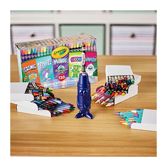 Crayola Crayons Special Effects Pack 5 Boxes (24 Each), Bulk Crayons