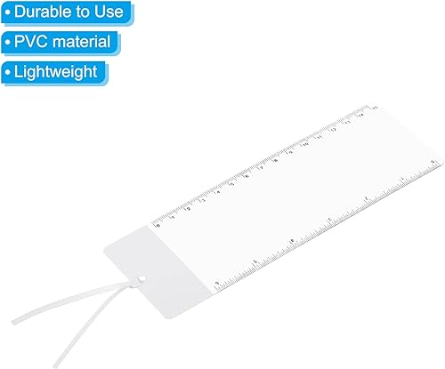 Miniatura 3 de PATIKIL Lupa marcapáginas con regla, paquete de 6 lentes de lupa 3X para personas con baja visión, lectura, libros, revistas, periódicos, color