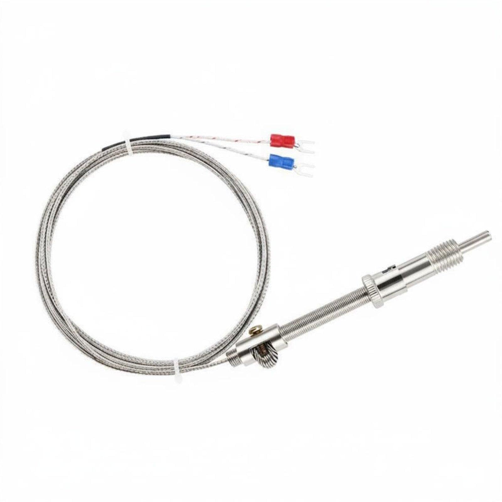 CALANDIS 12mm Thread Thread Thermocouple Measurement Device Accelerated Sensing Thermocouple K-Type Temperature Measurement Device for Industrial Use 3M M12 E-type-image-36