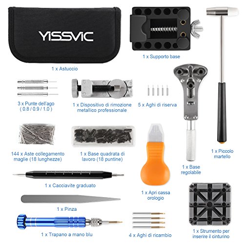 YISSVIC 183Pz Orologi Strumenti Kit Riparazione