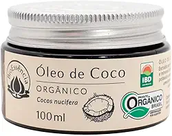 Óleo Vegetal de Coco Orgânico para Pele e Cabelo 100ml