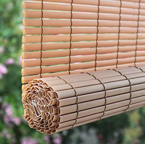 Radiance Vinyl Rollup Shade 36 in. W x 72 in. H Bamboo Cordless2