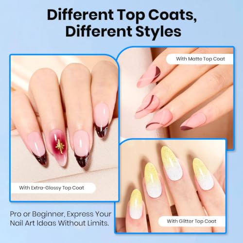 Image of Beetles Protein Nail Prep Dehydrator & Primer with Matte and Glitter Gel Top Base Coat Set, Hema-Free Acid-Free Dehydrator Bond Primer for Acrylic, Gel Nail Polish Gifts