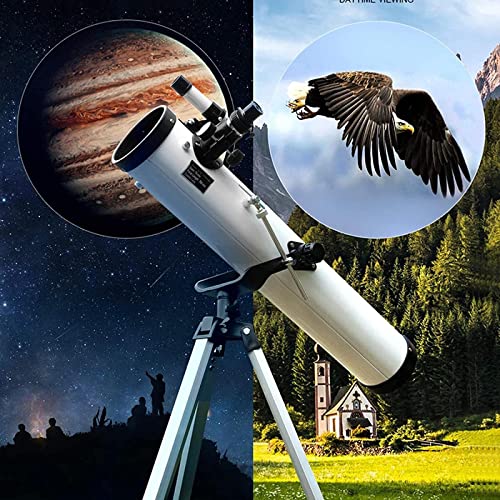 Telescopio refractor 76 mm con trípode y visor miniatura 5