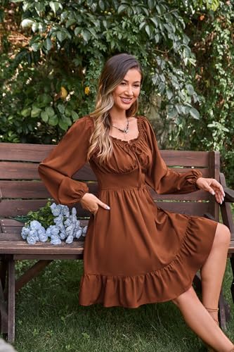Image of Scarlet Darkness Women's Renaissance Off Shoulder Corset Mini Dress | Puff Sleeve, Lace-Up Front, Smocked, Flowy Fairy, Medieval, Peasant, Cottagecore, for Ren Faire, Pirate, Party, Daily