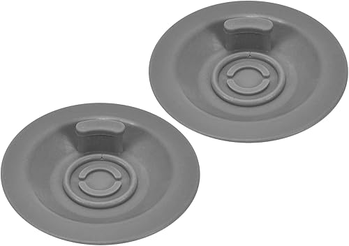 uxcell Discos de limpieza para máquina de espresso, 2 discos de limpieza de silicona para expreso, disco de descarga trasera de 2.126 in para