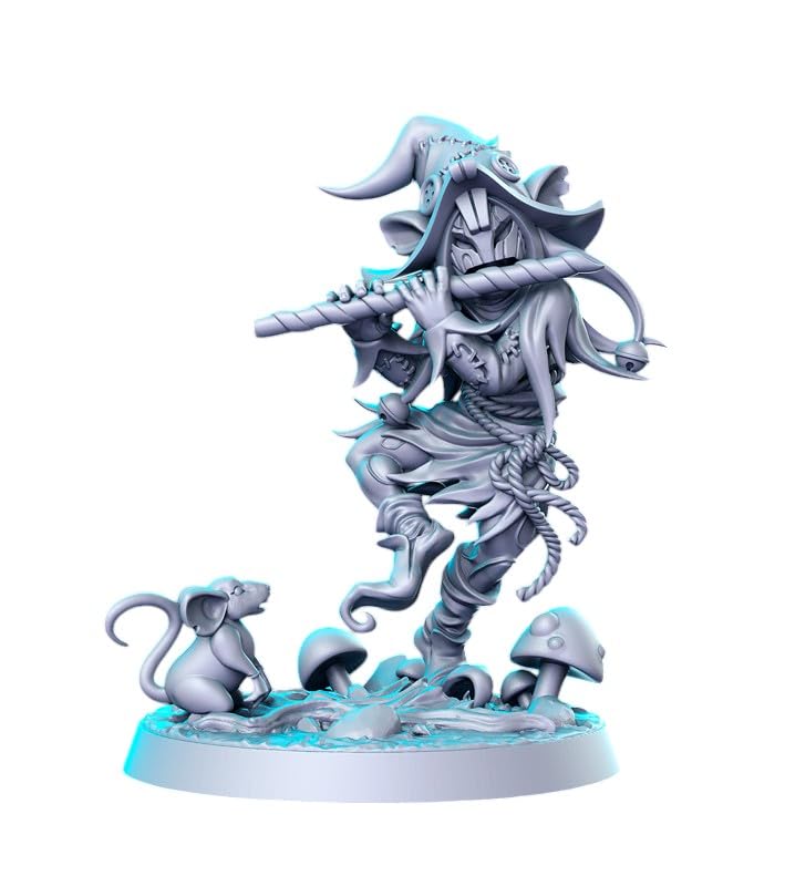 TYL DND 18 Unpainted Miniature for War Gaming | RPG Scale Figures, Detailed Tabletop Board Game Accessories | Realistic Tabletop Miniatures (C, 32mm)