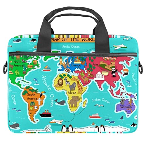 Sacoche bandoulière pour ordinateur portable 13 13.3 14.5 pouces carte