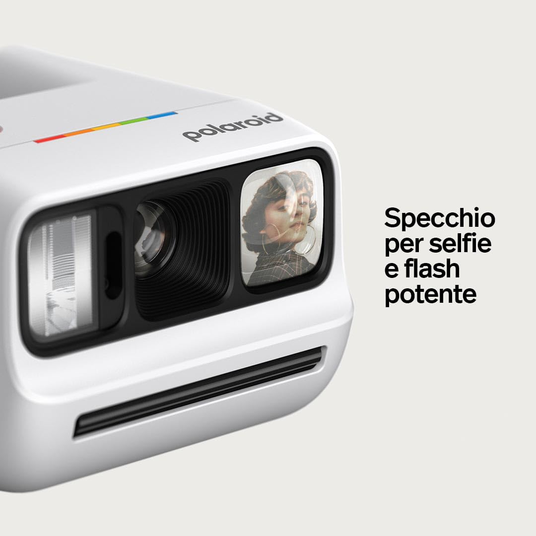 Polaroid - Bundle Instant Camera Go Gen 3 White + Go Color Film (16 Photos)