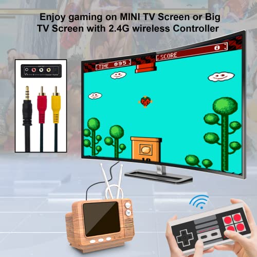 Retro Handheld Games Console with 308 Classic Games 3 Inch Screen Mini TV Video Games Player Support AV Output Electronic Games Xmas Gift for Boys Girls 4-12 - Image 5
