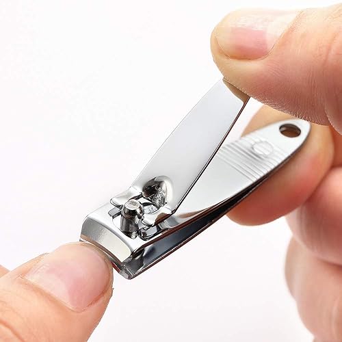 Miniatura 5 de Juego de 3 piezas de manicura, lindo y sorprendentemente resistente, juego de cortaúñas de acero inoxidable con estuche, gran regalo, kit de