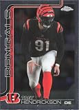 2025 TOPPS CHROME #65 TREY HENDRICKSON CINCINNATI BENGALS FOOTBALL OFFICIAL TRADING CARD OF NFL