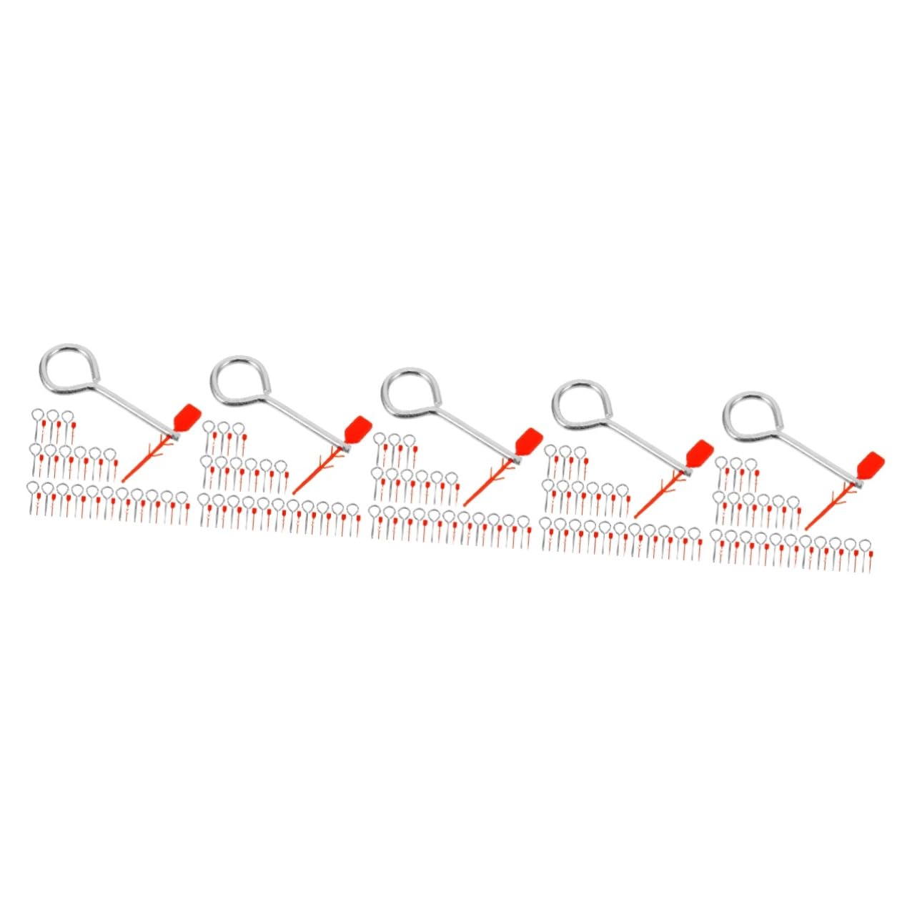 NUOBESTY 100 Juegos Pasadores de Seguridad Extintores Accesorios de Seguridad Incendios de Bloqueo Compatible con Varios Tipos de Extintores