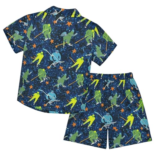 Image of Boccsty Ice Cream Drip Boy Summer Shorts Sets Hawaiian Toddler Boys T-Shirt & Pants 2 Pcs 3T-10T