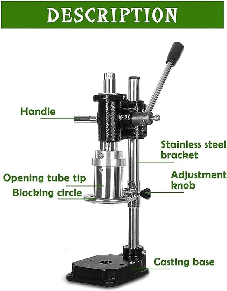 Commercial Coconut Opener Tool,Manual Coconut Hole Opening Machine,Adjustable Coconut Opener Tool,Manual Coconut Punch Tool Hole Opener for Fruit Shop Home Use (Color : Black)