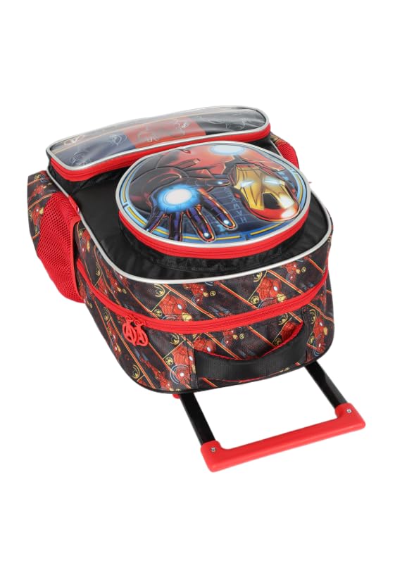 Mochila Carrinho Luxcel Homem Ferro Vermelho Ic41632ag
