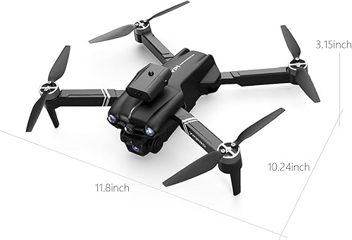 Miniatura 2 de Drone sin escobillas de fotografía aérea 4K - Drone de control remoto con cámara - Quadcopter versátil con retención de altitud, modo sin cabeza,
