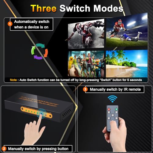 4K video switcher Self Cleaning