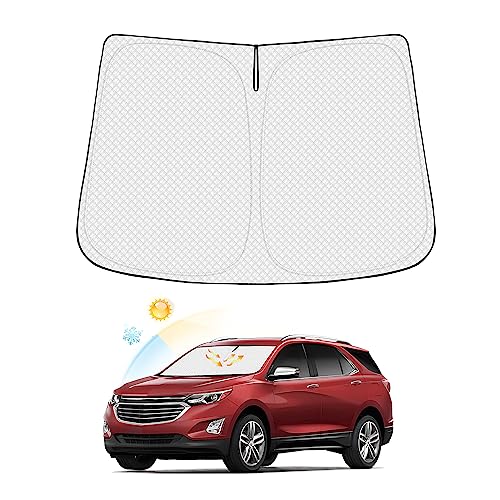 Canvcle Windshield Sun Shade for Chevrolet/Chevy Equinox 2018-2024 Accessories Thicken 6-Layer...