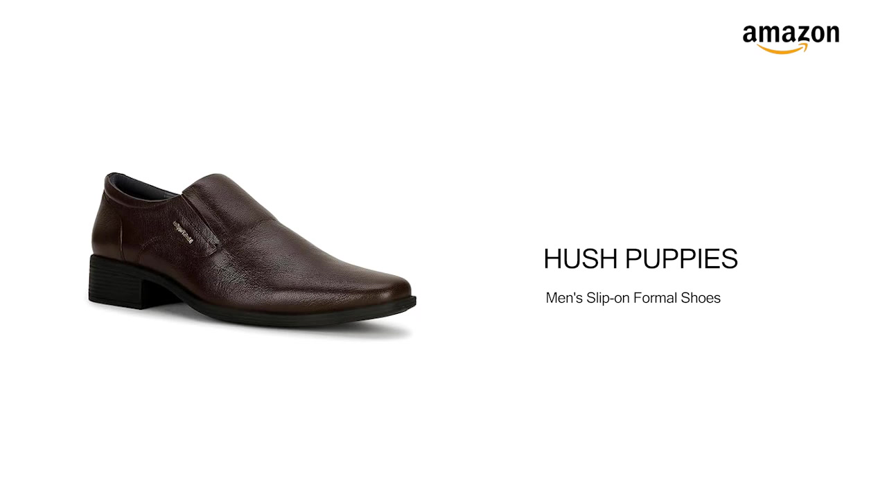 Buy Hush Puppies Hpo2 Flex Slip E 23 Men's Dark Brown Formal Shoes