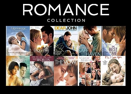 Nicholas Sparks Romance DVD Collection: The Notebook / The Lucky One / Dear John / Safe Haven / The Best of Me + Bonus Movies: The Lake House / The Words / The Vow / He’s Just Not That into You / P.S. I Love You [10 Movie Collection]