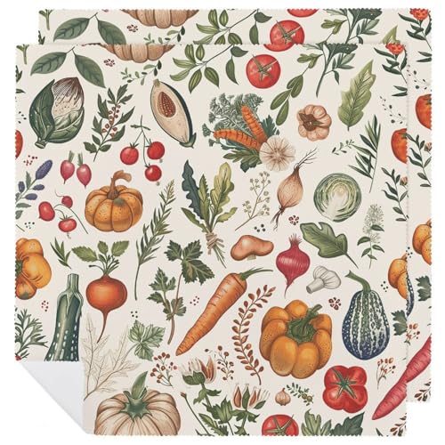 Servilletas de Tela Reutilizables Set de 2 con Diseño Floral miniatura 1