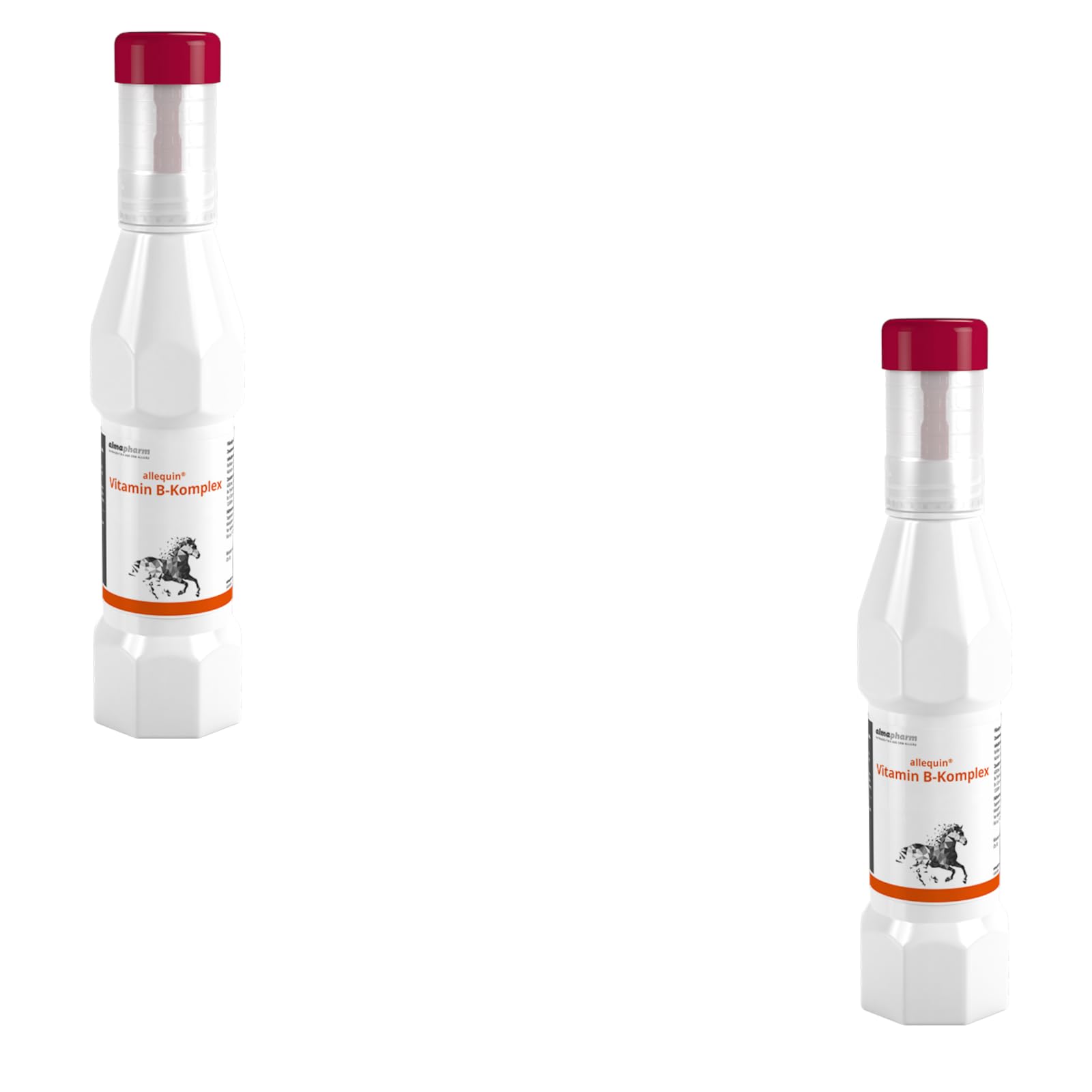 almapharm allequin Vitamina B Complesso | Confezione doppia | 2 x 300 ml | Mangime liquido complementare per cavalli | Per carenza di vitamina B