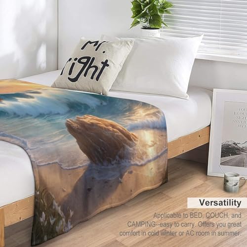 Couverture mouette au design impression 3D raffiné et linge de lit de qualité supérieure - 6