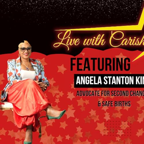 Page de couverture de LIVE WITH CARISHA SHOW | ANGELA STANTON KING ON DEMOCRAT MOBILE ABORTION CLINIC * REPARATIONS & MORE