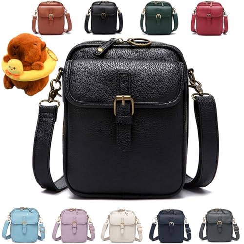 Collaboraten1 Crossbody Leather Bag, Collaborateam Tojoyride Collaboration Anti Theft Shoulder Bag Built In Wallet