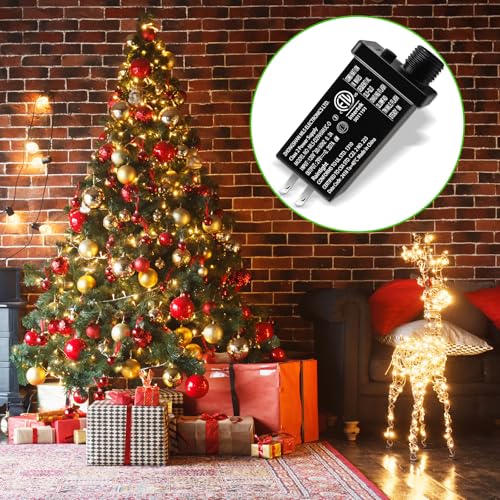 Image of Class 2 Power Supply 29V 6W LED Transformer Replacement with 8Modes and Memory Function IP44 Low Voltage Adapter for Christmas Tree String Light, Fairy Light, Net Light