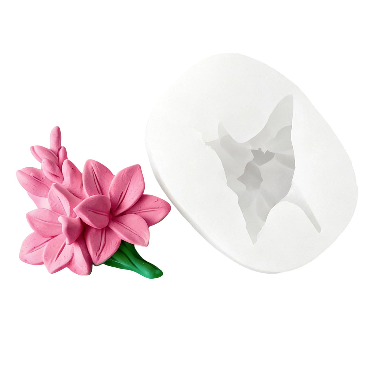 ZEPFJHE Silicone for Crystals Drip Decorations Crafting Soap Chocolate Silicone
