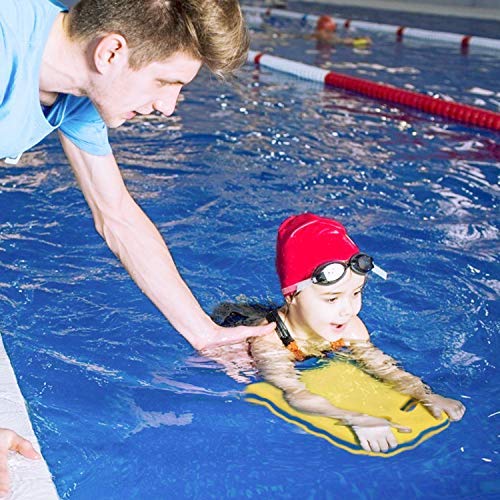 STRPRETTY BASIC MUSB Safty Swimming Training Aid Kickboard - U Design Swim Pool Float Floating Buoy Hand Board (17\"x12\") Yellow - Thumbnail 6