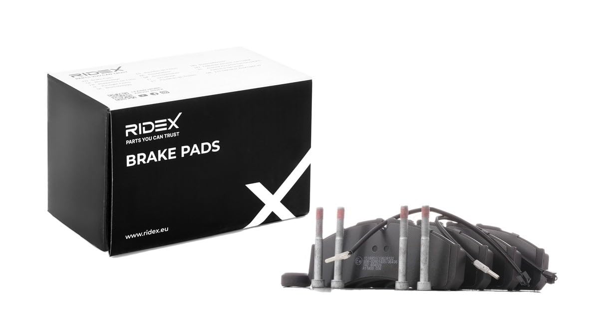 RIDEX 402B1015 Juego para eje Juego de pastillas de freno Delantero Compatible con CITROËN C4 II Hatchback NC