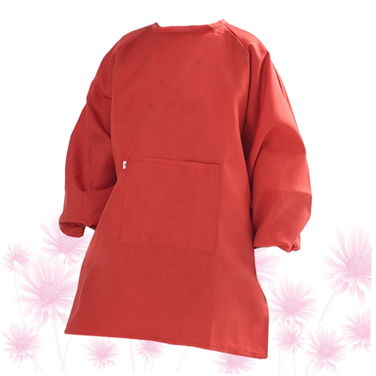 Toyvian 2 Pezzi Manica Grembiule Forniturerosso Protettore Arte Cappotto Grembiuli Vestiti In Tessuto Bambini Bambini Pittura Disegno Rosso Copertina Tuta Artista Grembiule Per L