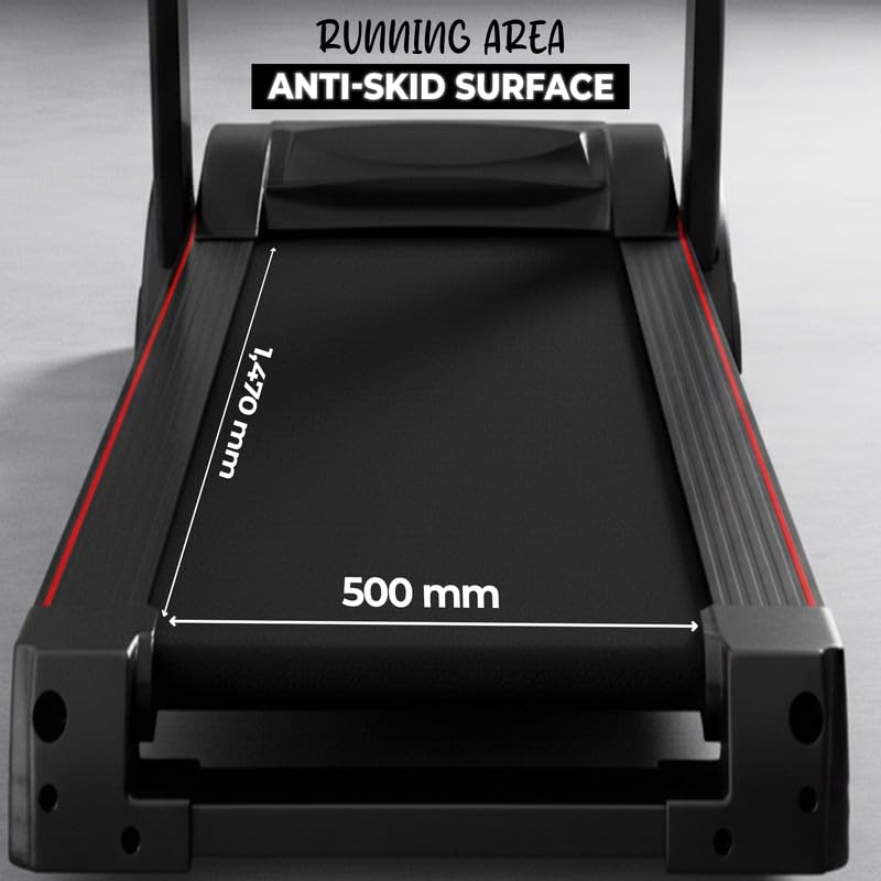 Image of Champion 7HP Peak AC Motorized Treadmill | Max User Weight 150 Kg | 20 Level Auto Incline | Max Speed 20 Km /Hr | Home use