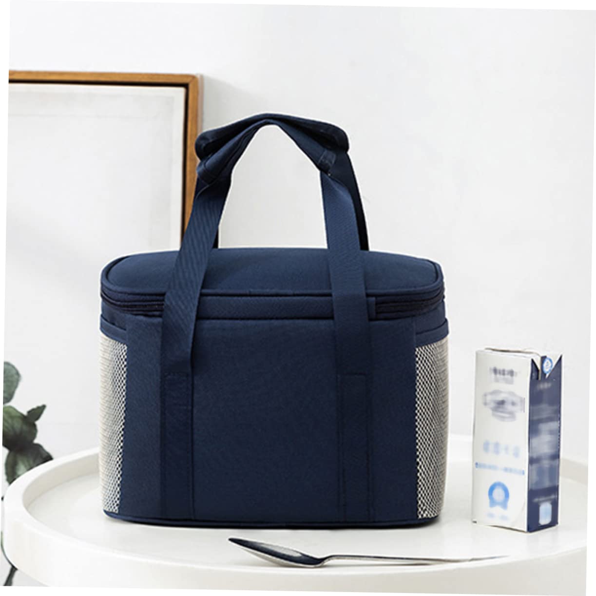 Isolierte Lunchtasche aus Oxfordstoff mit Großer Kapazität und Zwei Fächern für Arbeit Picknick Schule