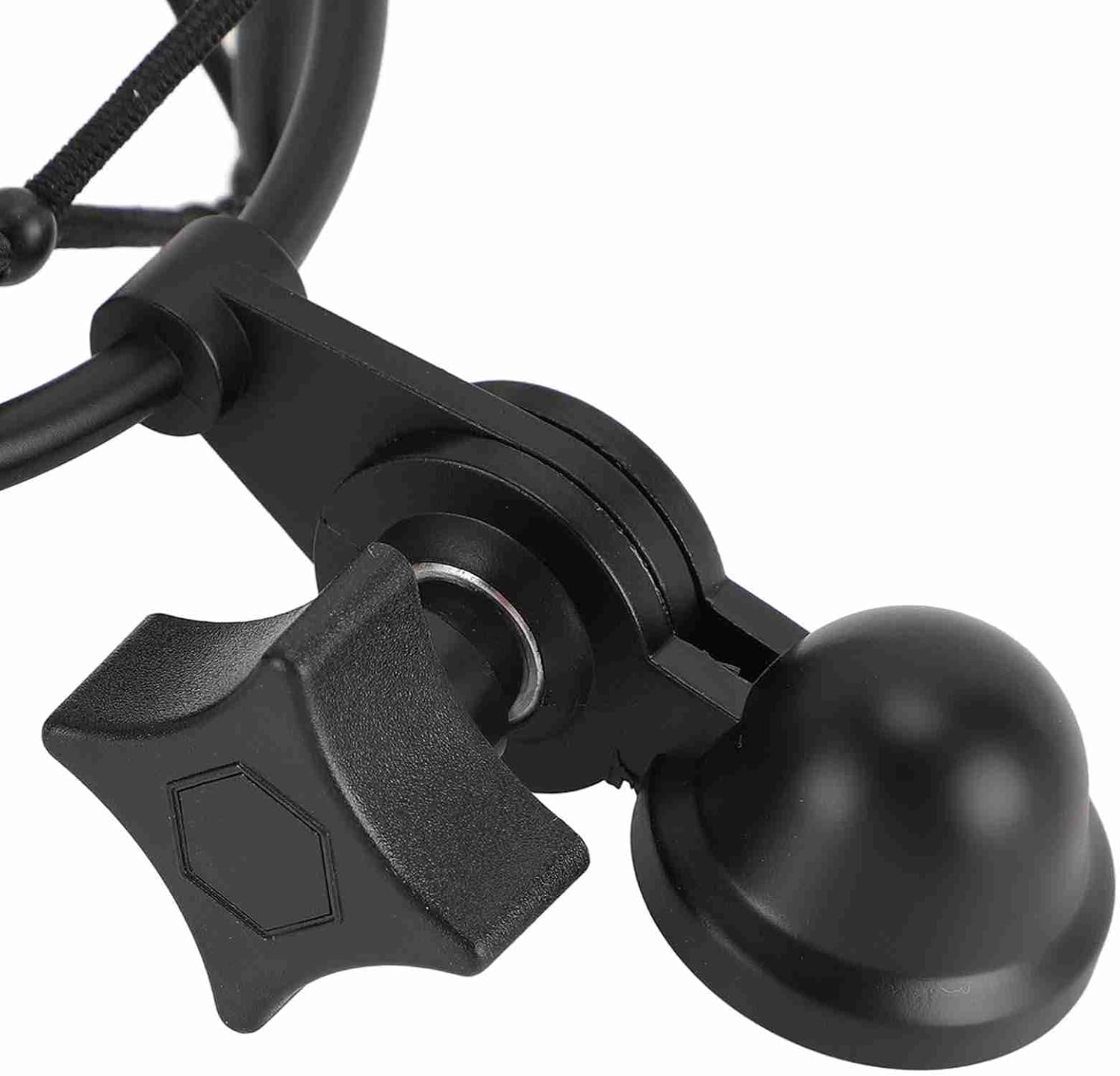 Microphone Shock Mount Professional Slip Shockproof Prevents Vibration Mic Shock Mount Clip for Recording Radio Studio (Black)