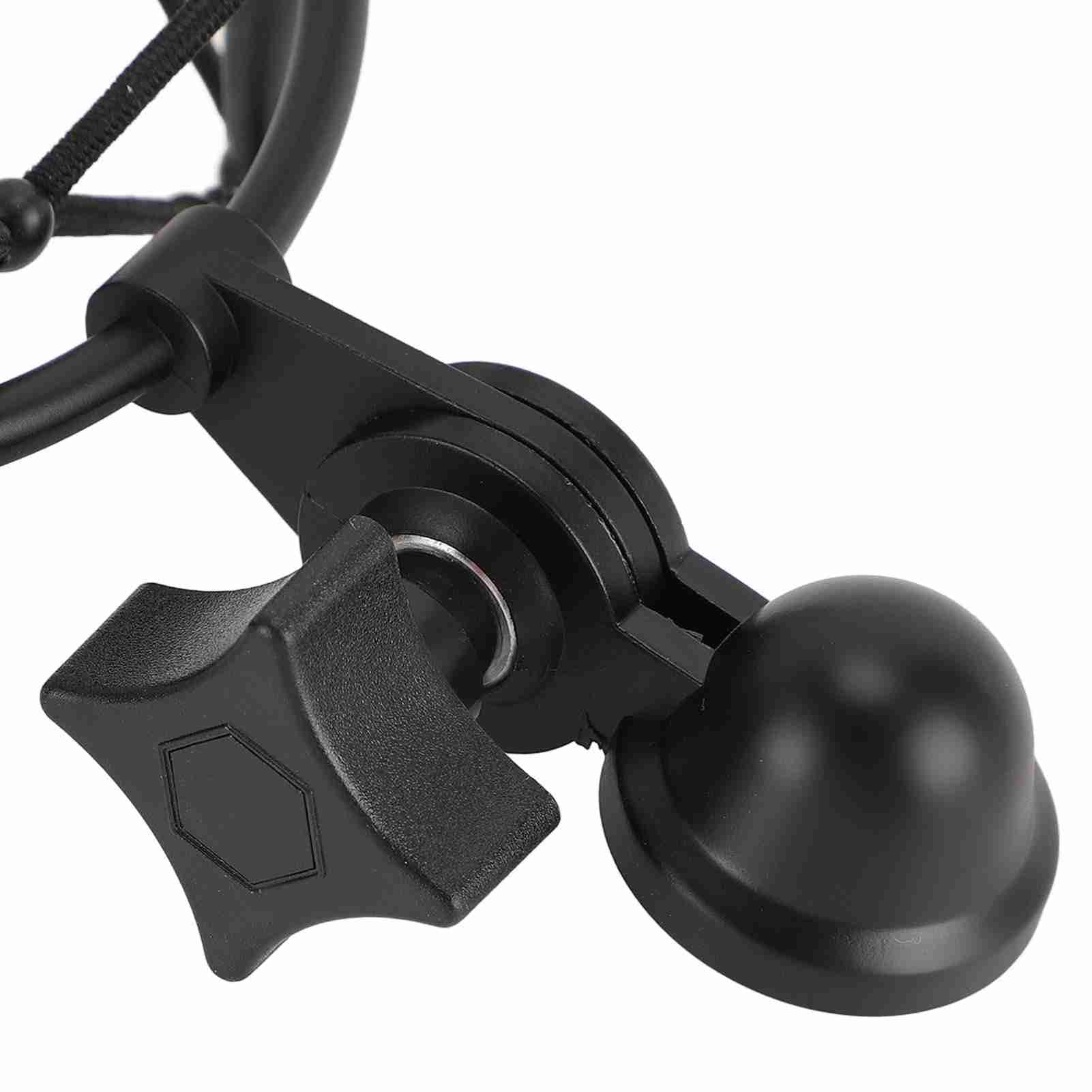 Ejoyous Supporto Antiurto per Microfono, Clip per Supporto Antiurto per Microfono Metallico Antivibrante Interfaccia Universale con Dado di Conversione da 5 8 a 3 8, (BLACK)