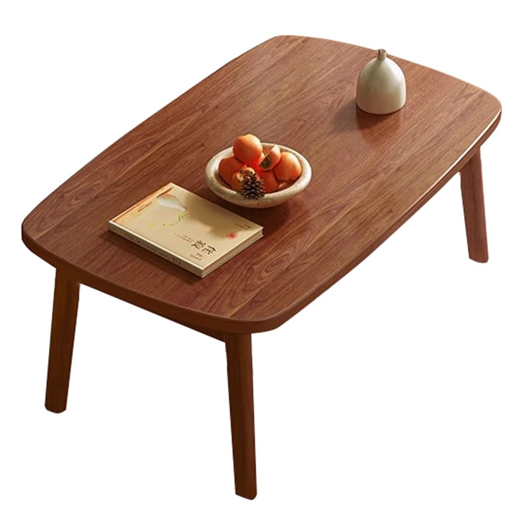Table basse en bambou 120 cm pour petits espaces table de sol portable