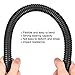 Tool parts Wire Loom Tubing Corrugated Pipe Conduit - 8M/26ft Length 6.5x10mm Black