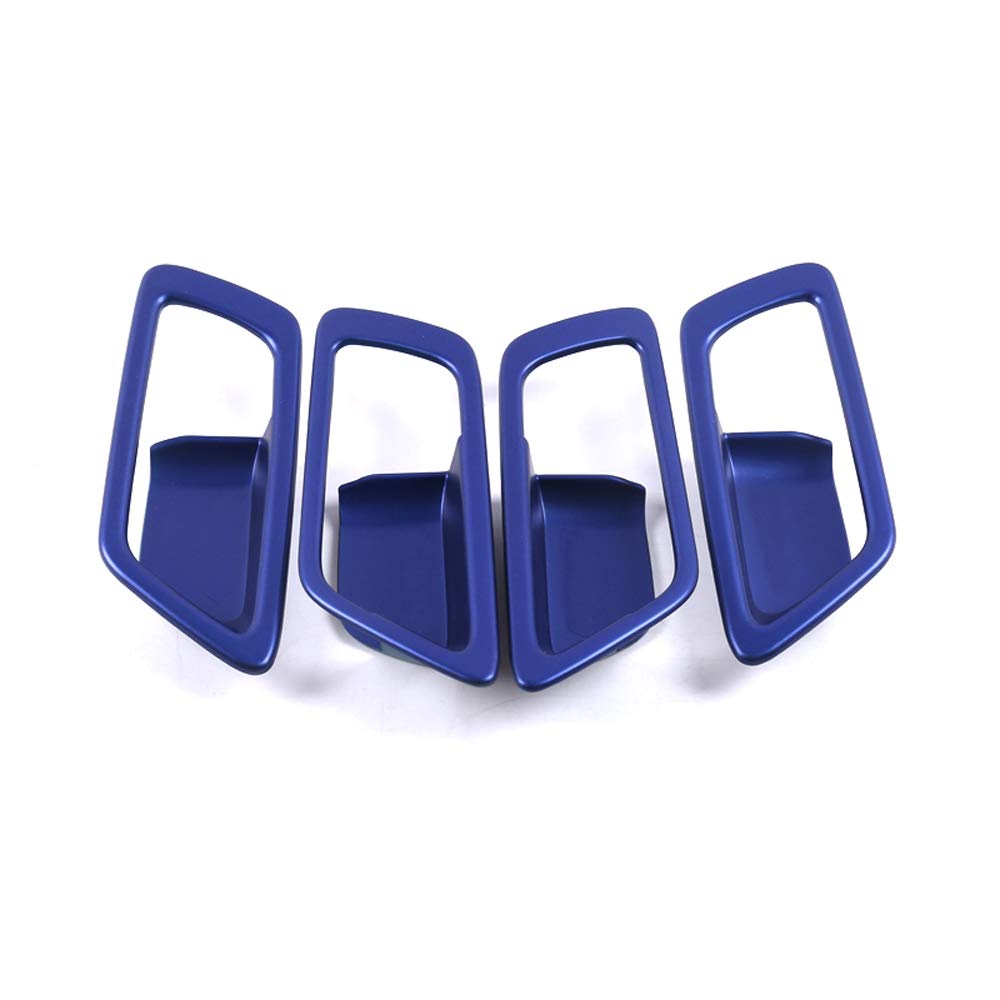 HIGH FLYING Car Accessories ABS Pearl Blue Interior Handle Bowls Cover Trim for Toyota C-HR CHR 2018 2019 2020 2021