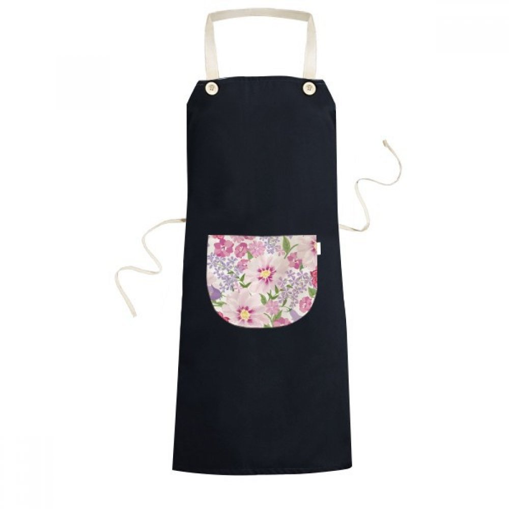 Tablier de cuisine réglable noir motif fleur de mer une idée cadeau originale pour chef amateur